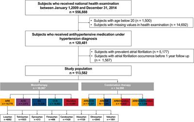 Association between types of antihypertensive medication and the risk of atrial fibrillation: a nationwide population study